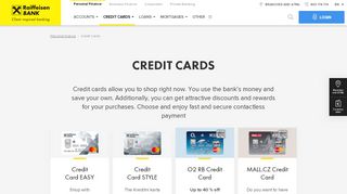 
                            5. Credit Cards - Raiffeisenbank