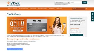 
                            10. Credit Cards › STAR Financial Bank