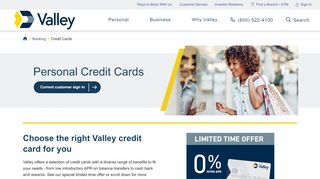 
                            11. Credit Cards - Valley Bank
