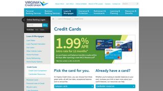
                            9. Credit Cards | Virginia Credit Union