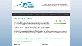 
                            11. Credit Check & Authority Form - Green Door Home Loans