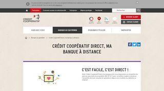 
                            5. Crédit Coopératif Direct, ma banque à distance