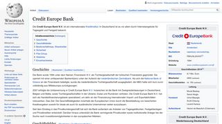 
                            6. Credit Europe Bank – Wikipedia
