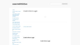 
                            3. Credit Inform Login - usacredit522us - Google Sites