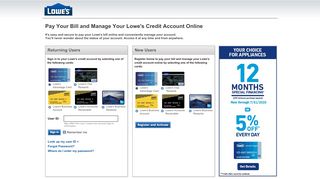 
                            10. Credit Services at Lowe's: Consumer, Business, Credit Cards