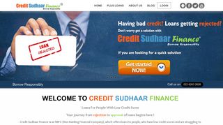 
                            2. Credit Sudhaar Finance | Personal Loans for low CIBIL score