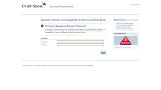 
                            3. Credit Suisse - Bonviva Rewards Shop - Aktuelle Prämien und ...