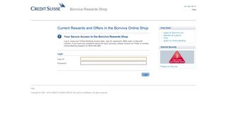 
                            5. Credit Suisse - Bonviva Rewards Shop - Current Rewards and Offers ...