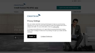 
                            4. Credit Suisse PB APAC app
