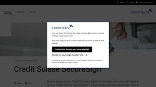 
                            9. Credit Suisse SecureSign - Credit Suisse