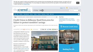 
                            4. Credit Union in Kilkenny fined €210,000 for failure to protect members ...