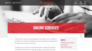 
                            8. Credit Union Online | Capital Credit Union