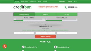 
                            4. CREDITE.MD - Credit rapid in Chisinau si oriunde in Moldova.