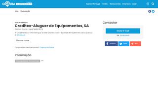
                            5. Creditex-Aluguer de Equipamentos, SA - Gomes Costa - Apartado ...