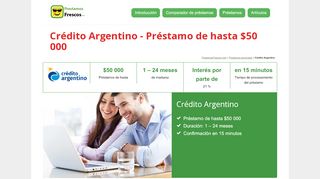
                            2. Crédito Argentino - Préstamo de hasta $50 000