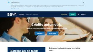 
                            8. Crédito Auto Bancomer | BBVA Bancomer