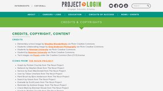 
                            8. Credits & Copyrights - Project Login