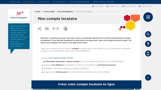 
                            5. Créer mon compte locataire - Immobilière 3F