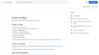 
                            3. Créer un blog - Aide Blogger - Google Support