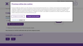 
                            5. Créer un compte Cloud | Proximus