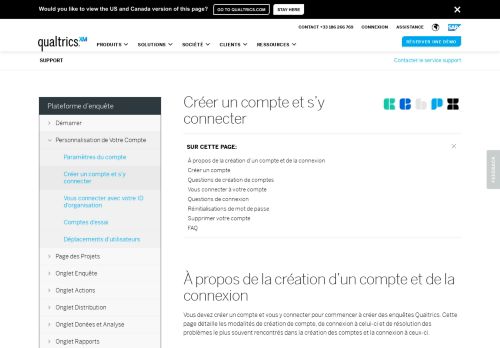 
                            4. Créer un compte et s'y connecter | Qualtrics