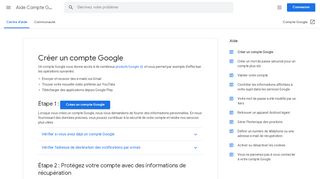 
                            5. Créer un compte Google - Aide Compte Google - Google Support