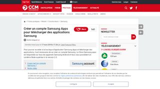 
                            9. Créer un compte Samsung Apps pour télécharger des applications ...