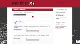 
                            6. Créer un compte - SecuTix