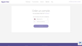 
                            1. Créer un compte - Viber Out | Appli d'appel international