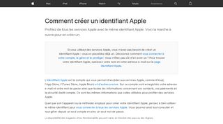 
                            8. Créer un identifiant Apple - Assistance Apple - Apple Support