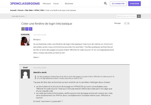 
                            4. Créer une fenêtre de login très basique par SUNSHINE. - OpenClassrooms