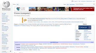 
                            9. Cresco (company) - Wikipedia