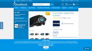 
                            10. Cressi Digi 2 Digital Dive Console - DiveStock