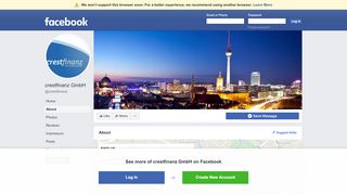 
                            9. crestfinanz GmbH - About | Facebook