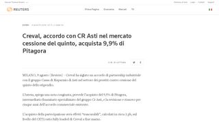 
                            11. Creval, accordo con CR Asti nel mercato cessione del quinto, acquista ...