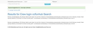 
                            5. Crew login cclfunhub Search - WebsiteSuccessTools.com