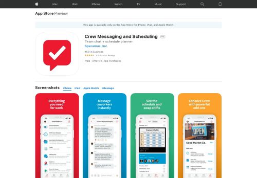 
                            4. Crew Messaging and Scheduling on the App Store - iTun ...