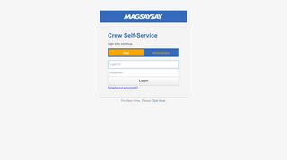 
                            12. Crew Self-Service