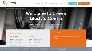 
                            5. Crewe Lifestyle Centre - Everybody Sport & Recreation