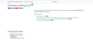 
                            9. Crewnet.vueling.com Error Analysis (By Tools) - Website Success Tools