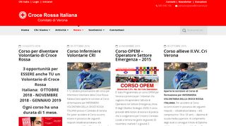 
                            7. CRI - Comitato di Verona - News - Corsi