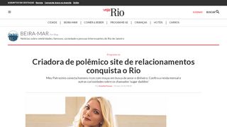 
                            7. Criadora de polêmico site de relacionamentos conquista o Rio ...