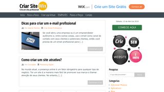 
                            8. Criar Site Wix | Como Criar um Site Grátis