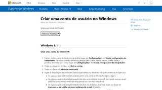 
                            5. Criar uma conta de usuário no Windows - Ajuda do Windows