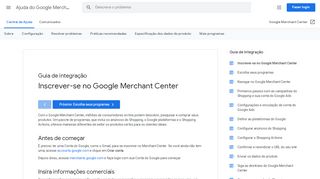 
                            6. Criar uma conta do Google Merchant Center - Ajuda do Google ...
