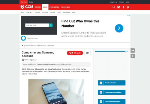 
                            3. Criar uma conta Samsung Apps para baixar aplicativos do Samsung