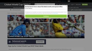 
                            11. Cricket World Cup 2019 2019 Tickets | Buy or Sell Cricket ...
