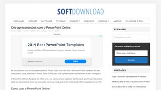 
                            10. Crie apresentações com o PowerPoint Online - SoftDownload