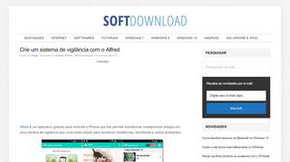 
                            6. Crie um sistema de vigilância com o Alfred - SoftDownload