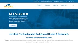 
                            9. Crimcheck: Criminal Background Checks & Screenings for Employment